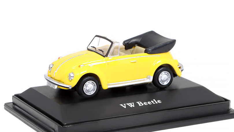 Volkswagen Beetle Cabrio žlutý 1:72 - Cararama