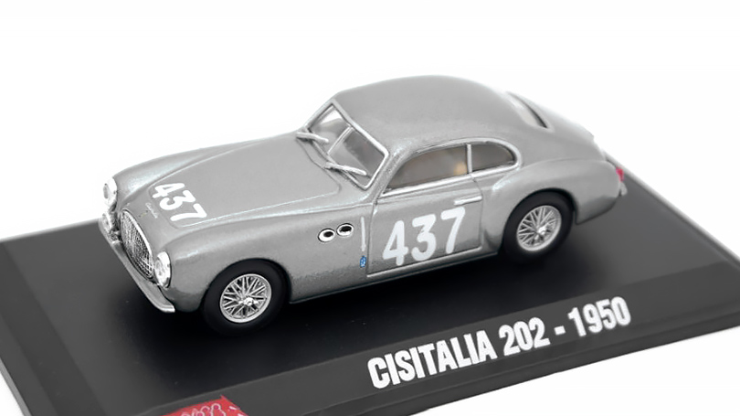 Cisitalia 202 #437 Mille Miglia 1950 1:43 - Starline časopis s modelem