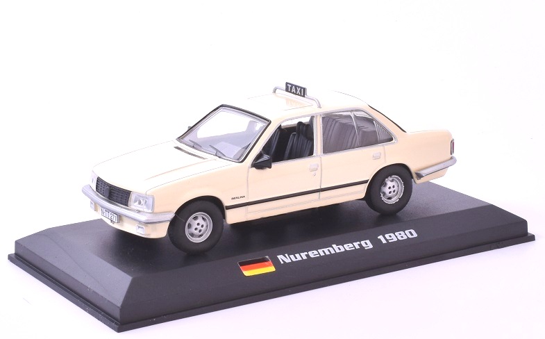 Opel Rekord E 1:43 Nuremberg - Taxíky světa časopis s modelem