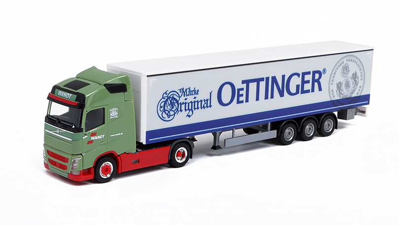 Volvo FH GL SZ s návěsem "Wandt / Oettinger"1:87 - Herpa