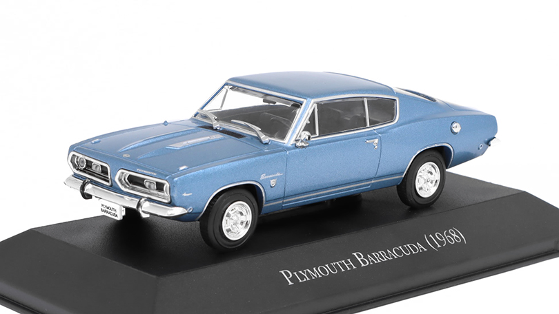 Plymouth Barracuda 1968 1:43 - DeAgostini časopis s modelem