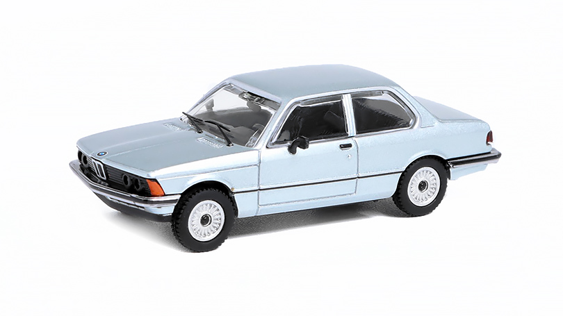 BMW 323i (E21) 1975 modrá 1:87 - Minichamps