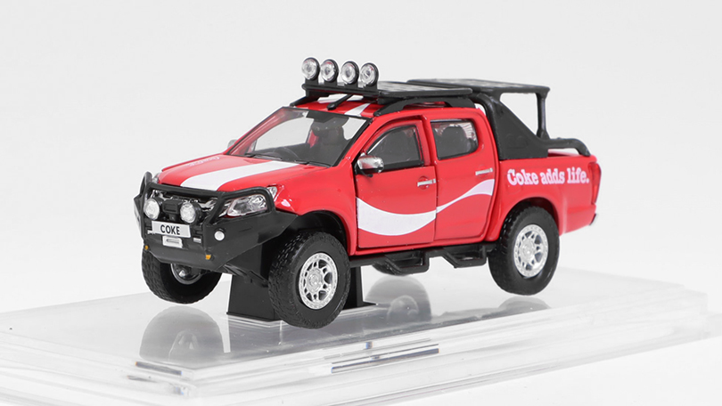 Isuzu D-Max 2018 Coca-Cola 1:64 - Tiny Toys