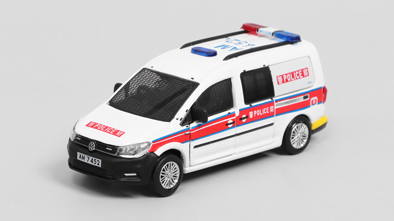 Volkswagen Caddy Hong Kong Police 1:64 - Tiny Toys