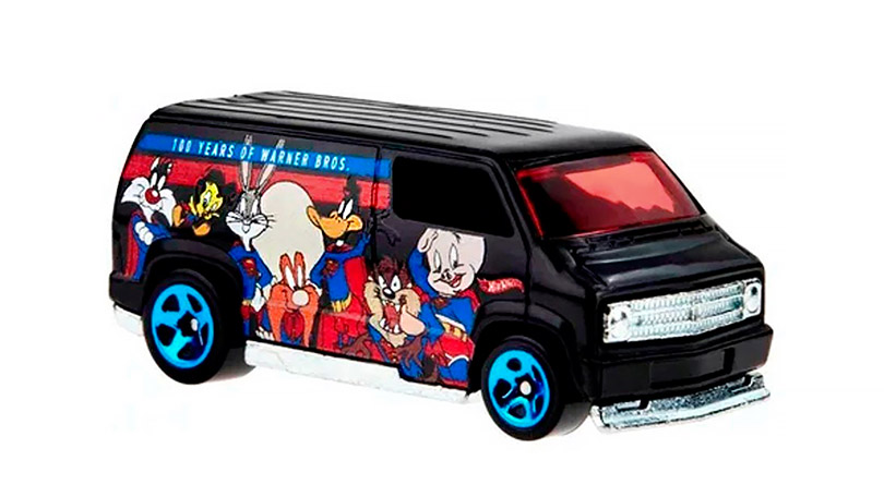 Dodge Van Custom 1977 Warner Bros 1:64 - Hot Wheels