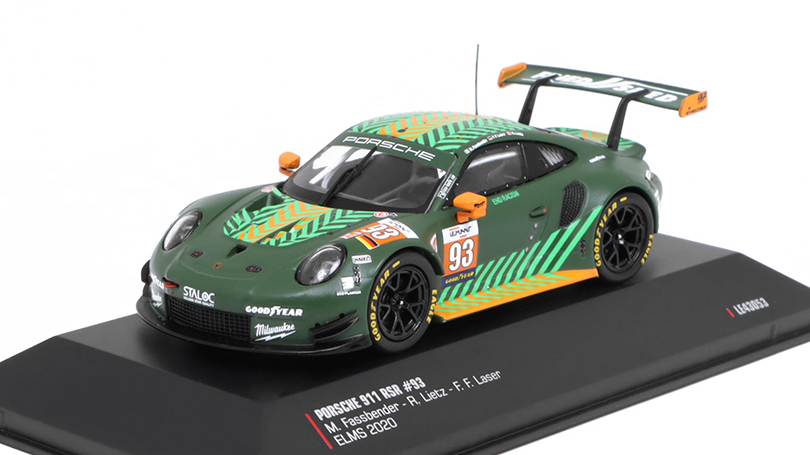 Porsche 911 RSR #93 ELMS 2020 Fassbender / Lietz / Laser  1:43 - IXO Models