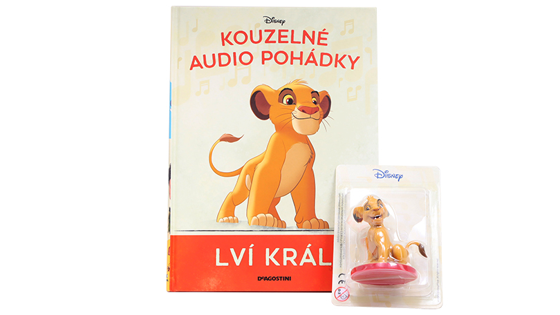 Lví Král - kniha s figurkou Kouzelné Audio Pohádky Disney - DeAgostini