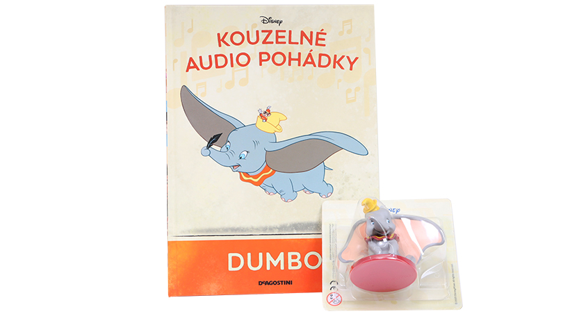 Dumbo - kniha s figurkou Kouzelné Audio Pohádky Disney - DeAgostini