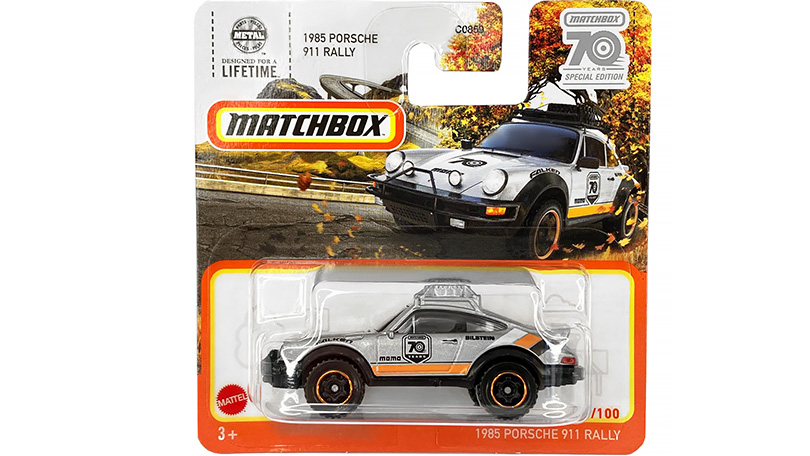 Porsche 911 #70 1985 Rally 1:64 - MATCHBOX