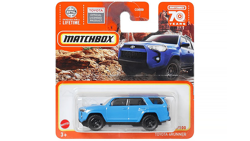 Toyota 4Runner 2018 modrá 1:64 - MATCHBOX