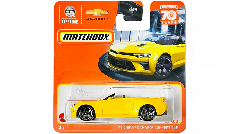 Chevrolet Camaro Convertible 2016 1:64 - MATCHBOX