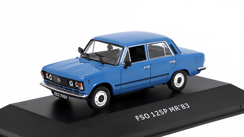 FSO 125P MR'83 1:43 - DeAgostini Legendy FSO časopis s modelem #45