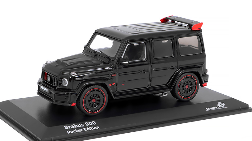 Mercedes-Benz G-Class G900 BITurbo Brabus Rocket 2019 černá 1:43 - Solido