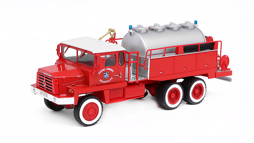 Berliet GBC 8MT 1965 Hasiči 1:43 - Hachette časopis s modelem 