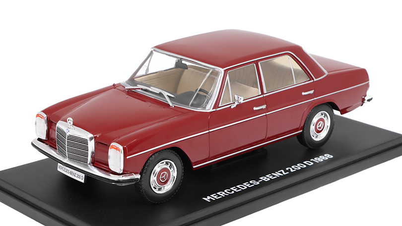 Mercedes-Benz 200 D 1968 1:24 - časopis Nezapomenutelné auta #53 s modelem