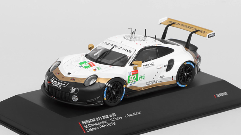 Porsche 911 RSR #92 Le Mans 24h 2019 M.Christensen/K.Estre 1:43 - IXO Models