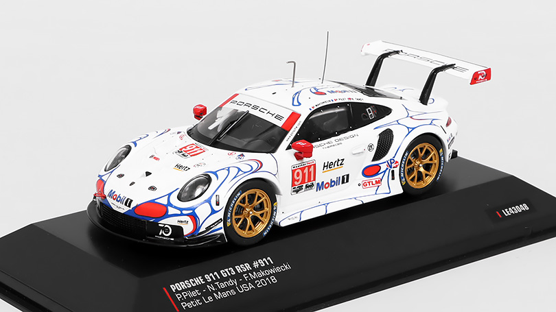 Porsche 911 GT3 RSR #911 Petit Le Mans USA 2018 1:43 - IXO Models