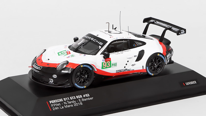 Porsche 911 GT3 RSR #93 24h Le Mans 2018 1:43 - IXO Models