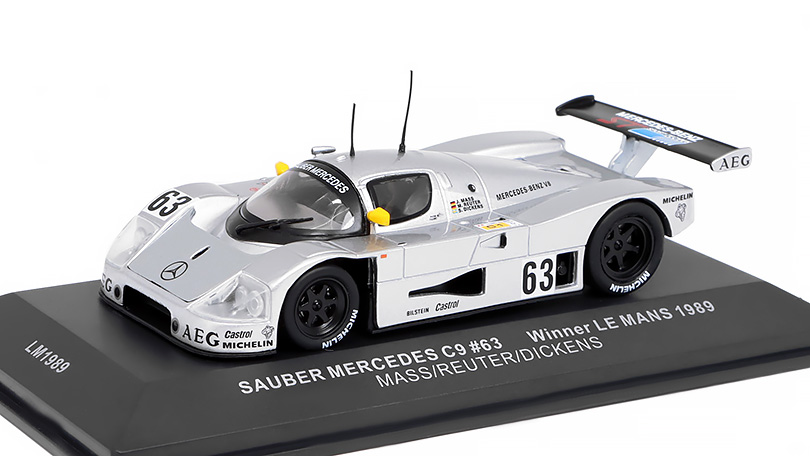 Sauber Mercedes C9 #63 Winner Le Mans 1989 - 1:43 IXO Models