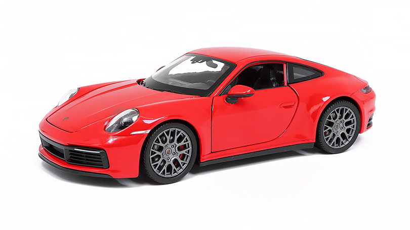 Porsche 911 Carrera 4S červená 1:24 - Welly