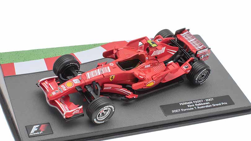 Ferrari F2007 #6 Austalian GP 2007 K. Raikkonen 1:43  SpecialC časopis s modelem