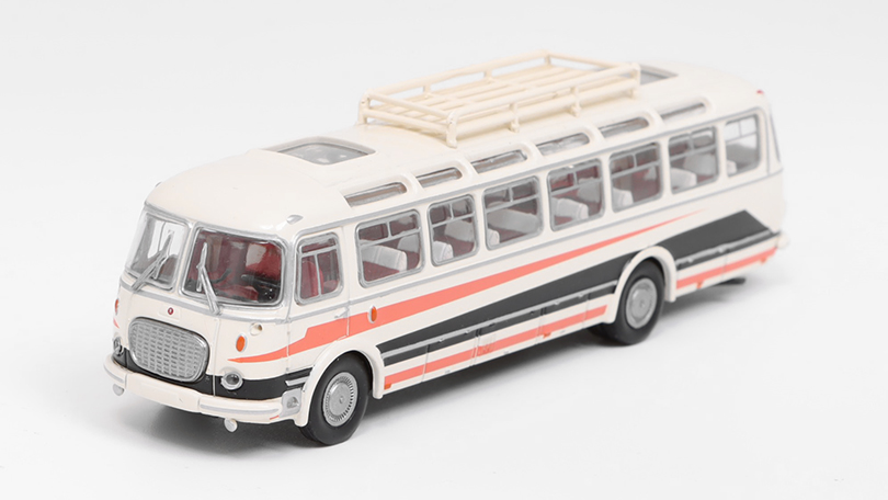 Škoda 706 RTO Lux Jelcz 043 běžová / oranžová / černá 1:87 - Brekina