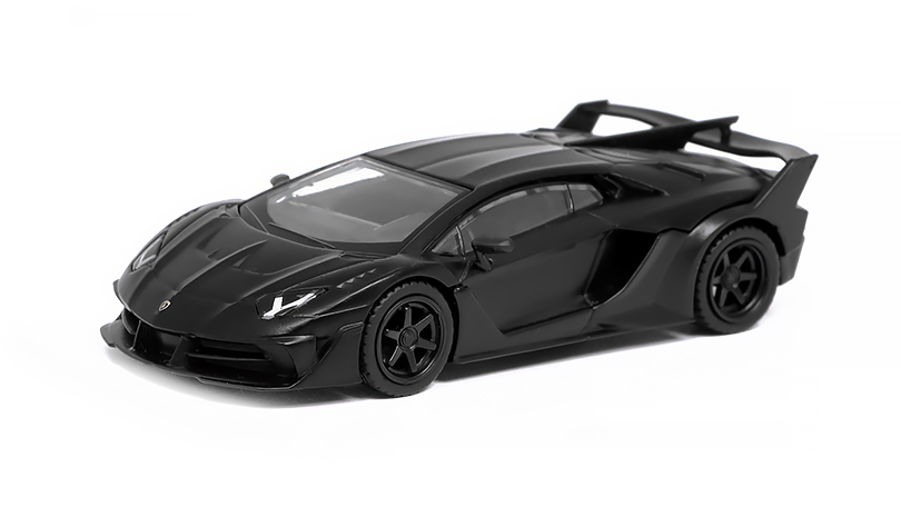 Lamborghini Aventador GT EVO LB-Silhouette 2019 černá 1:64 - MiniGT