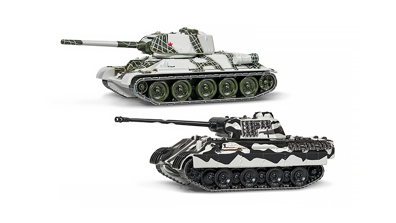 Sada: Tank Panther 1945 + Tank T-34 1943 1:87 - CORGI