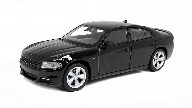 Dodge Charger R/T 2016 černý 1:24 - Welly