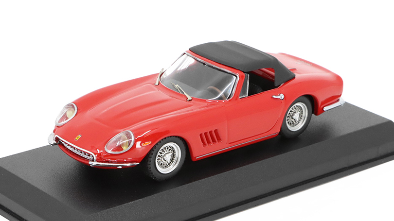 Ferrari 275 GTB/4 Spyder Nart 1967 červená 1:43 - Best Model