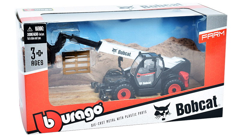 Bobcat T40.180SLP s paletizační vidlicí 1:50 - Bburago