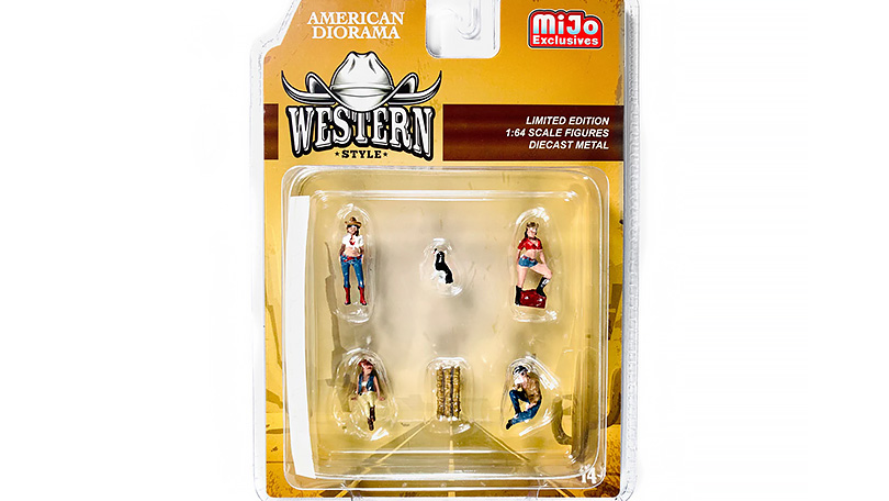 Sada figurek Western Style 1:64 - American Diorama