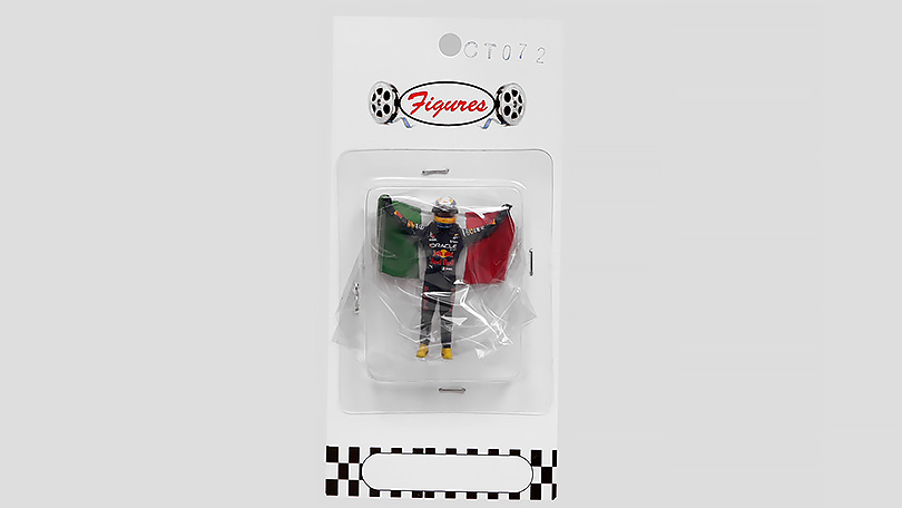 Figurka Sergio Perez s vlajkou Mexika F1 Legends 1:43 - Minichamps