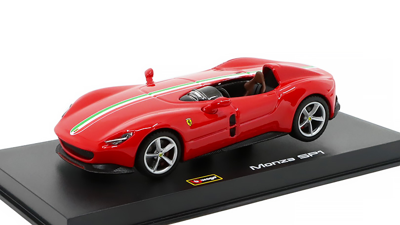 Ferrari Monza SP1 2018 červená 1:43 Bburago