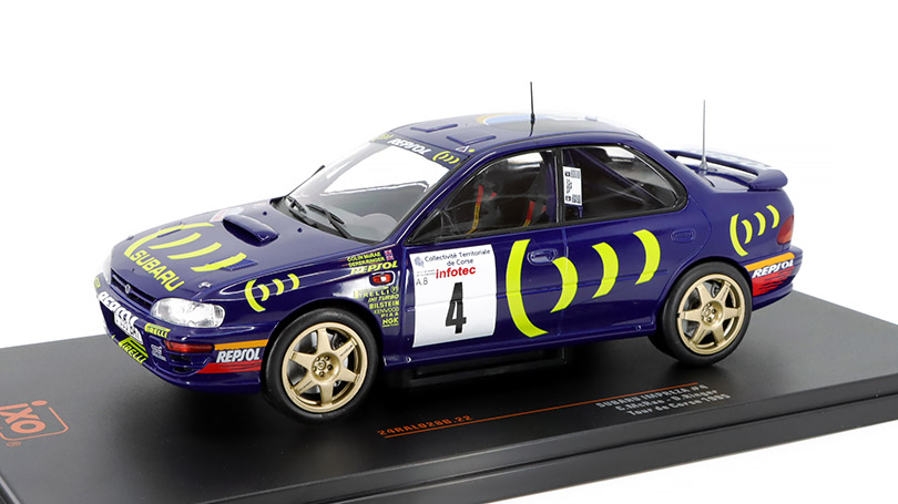 Subaru Impreza 555 #4 Rallye Tour de Corse 1995 McRae / Ringer 1:24 - IXO Models