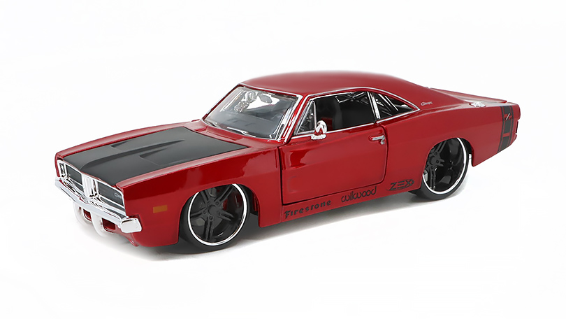 Dodge Charger R/T 1969 červená 1:25 - Maisto