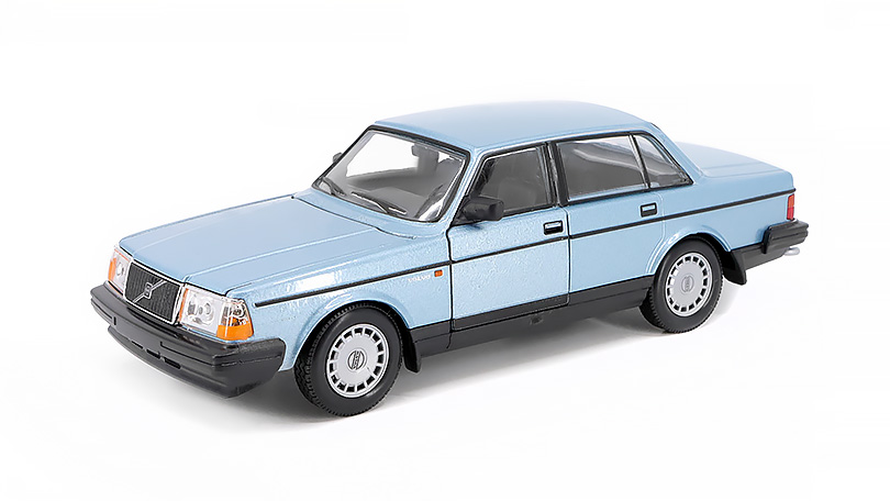 Volvo 240 GL 1986 modrá 1:24 - Welly