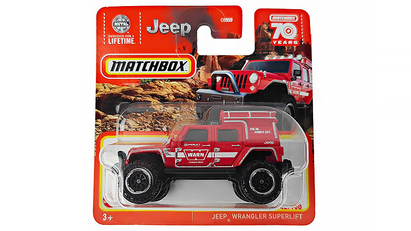 Jeep Wrangler Superlift Warn 1:62 - MATCHBOX