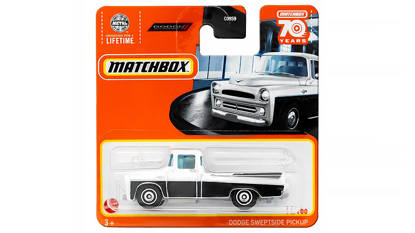 Dodge Sweptside PickUp 1957 1:64 - MATCHBOX