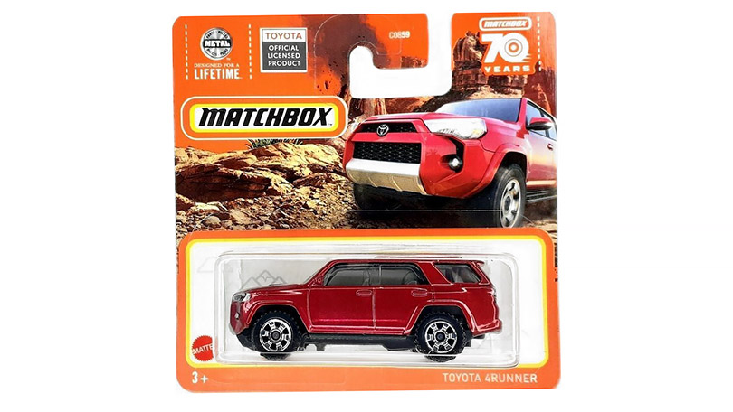 Toyota 4Runner 2018 červená 1:64 - MATCHBOX