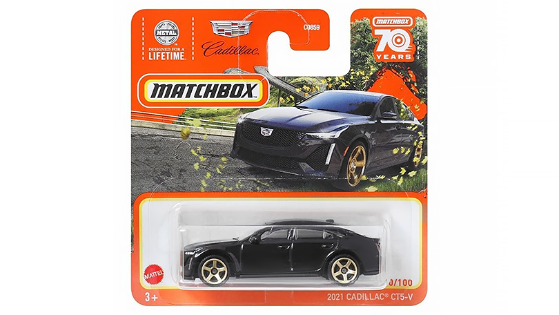 Cadillac CT5-V 2021 černý 1:64 - MATCHBOX