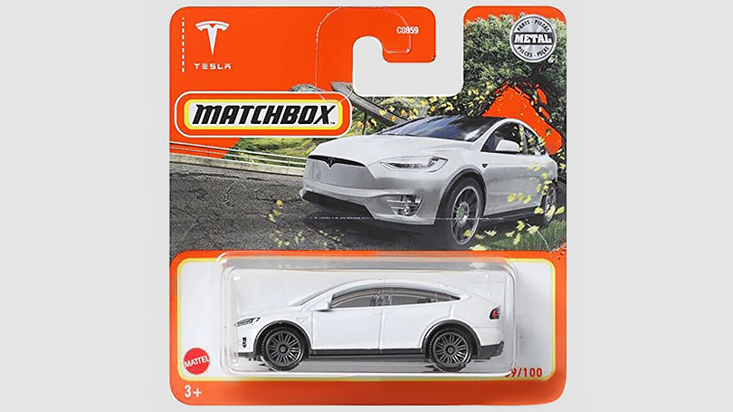 Tesla Model Y bílá 1:64 - MATCHBOX