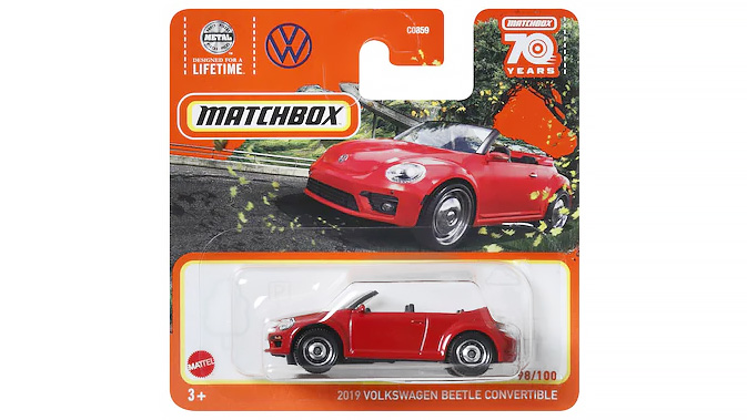 Volkswagen Beetle Convertible 2019 1:64 - MATCHBOX