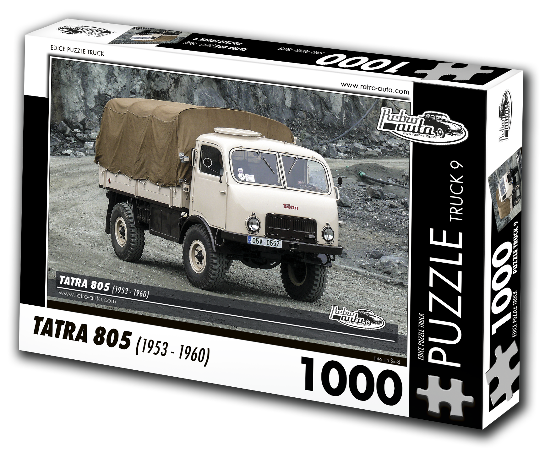 Puzzle Truck č. 9 - Tatra 805 1953-1960 - 1000 dílků