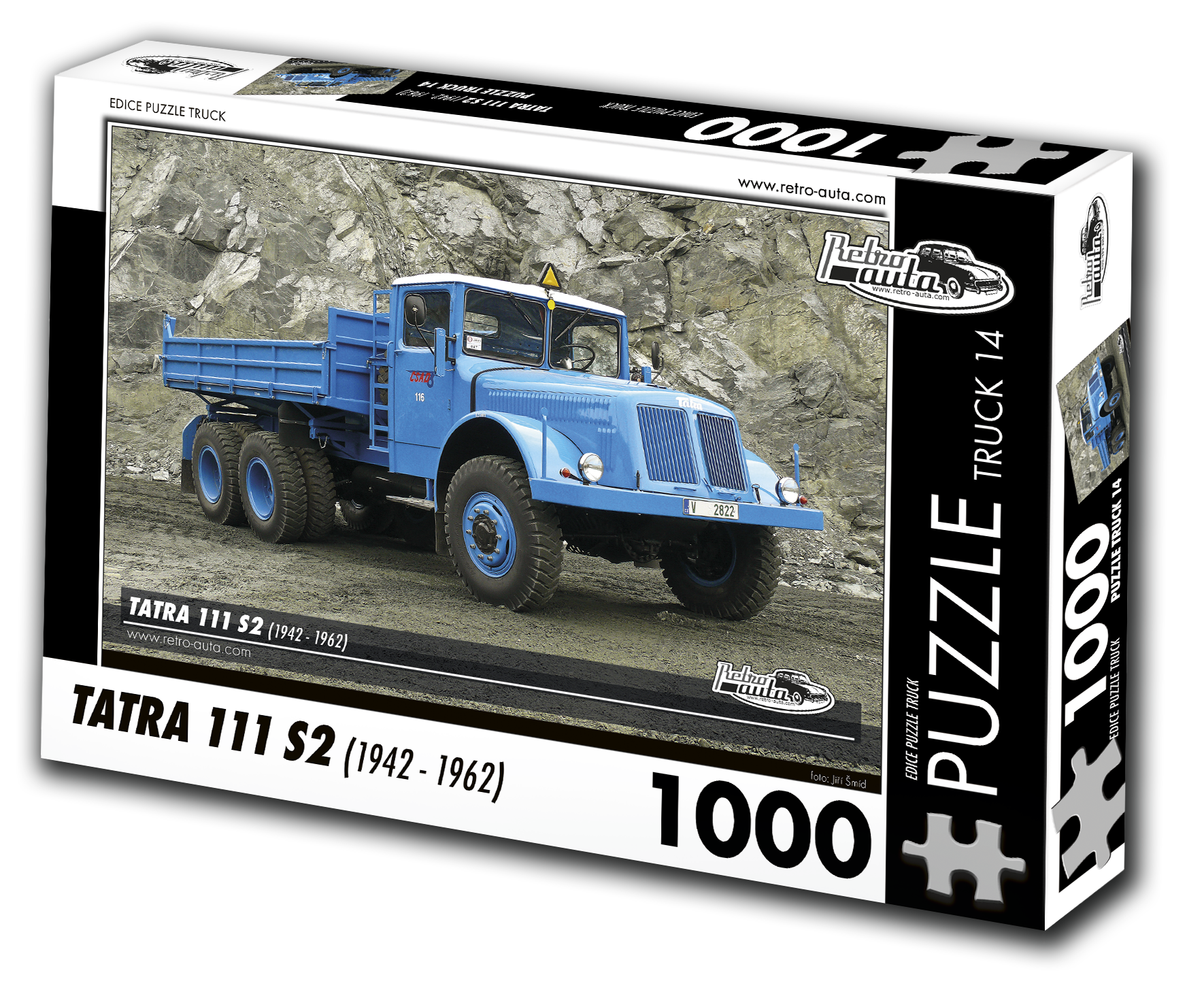 Puzzle Truck č. 14 - Tatra 111 S2 1942-1962 - 1000 dílků