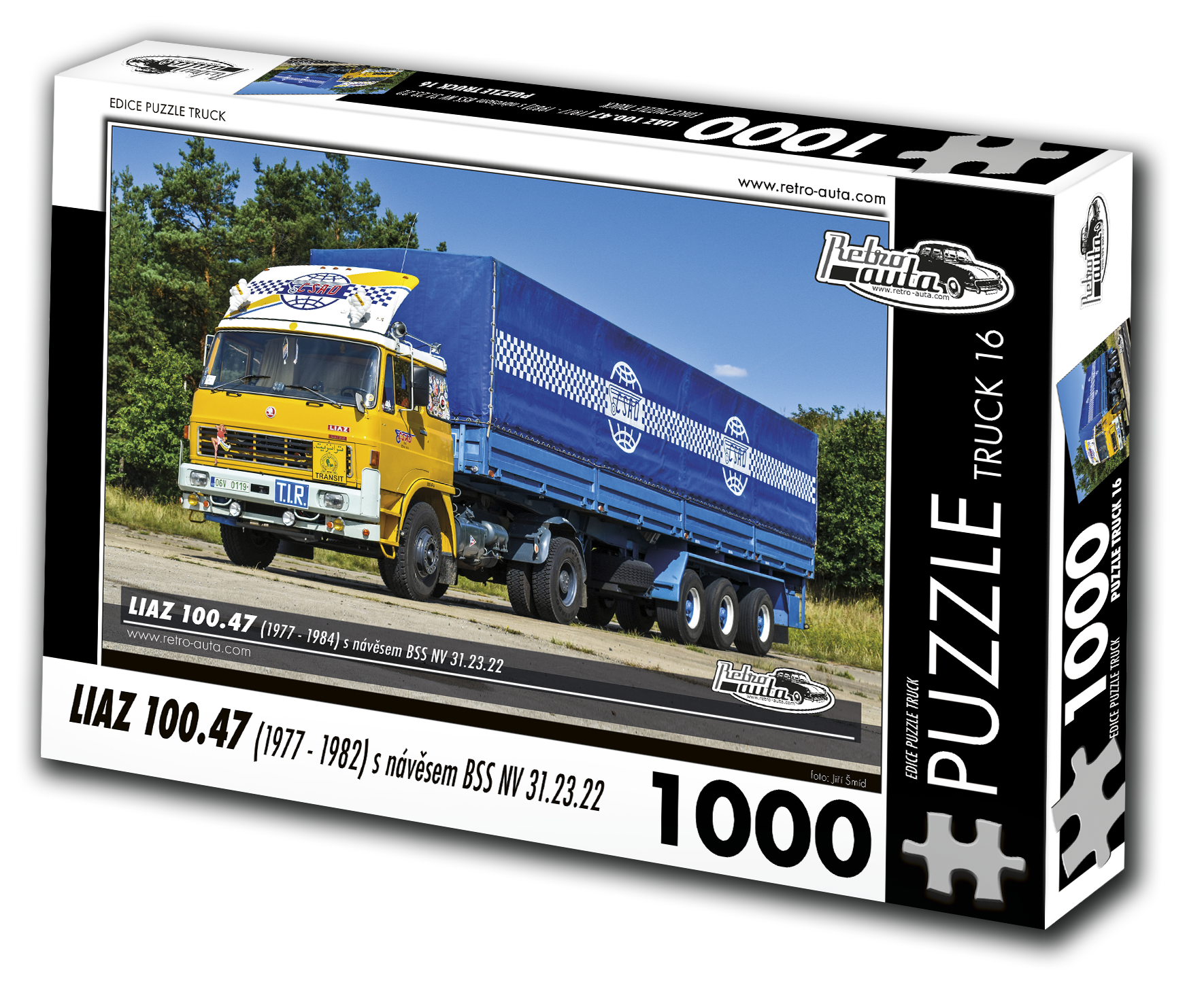 Puzzle Truck č. 16 - LIAZ 100.47 s návěsem BSS NV 31.23.22 - 1000 dílků