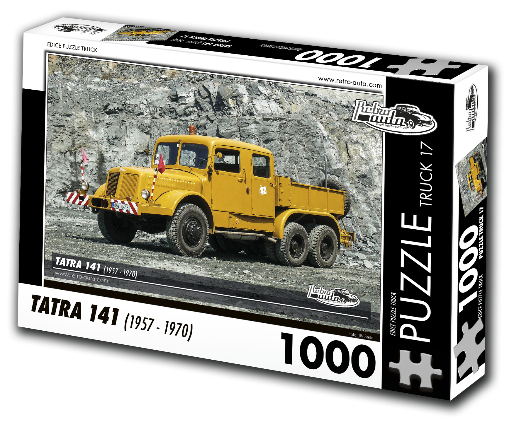 Puzzle Truck č. 17 - Tatra 141 1957-1970 - 1000 dílků