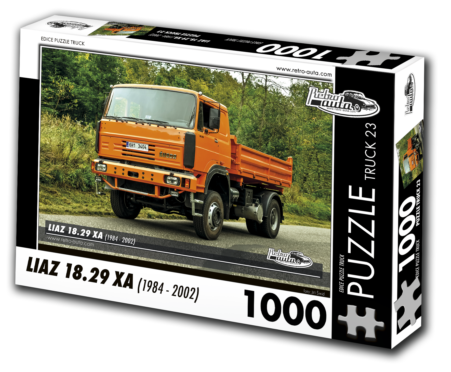 Puzzle Truck č. 23 - Škoda LIAZ 18.29 XA 1994-2002 - 1000 dílků