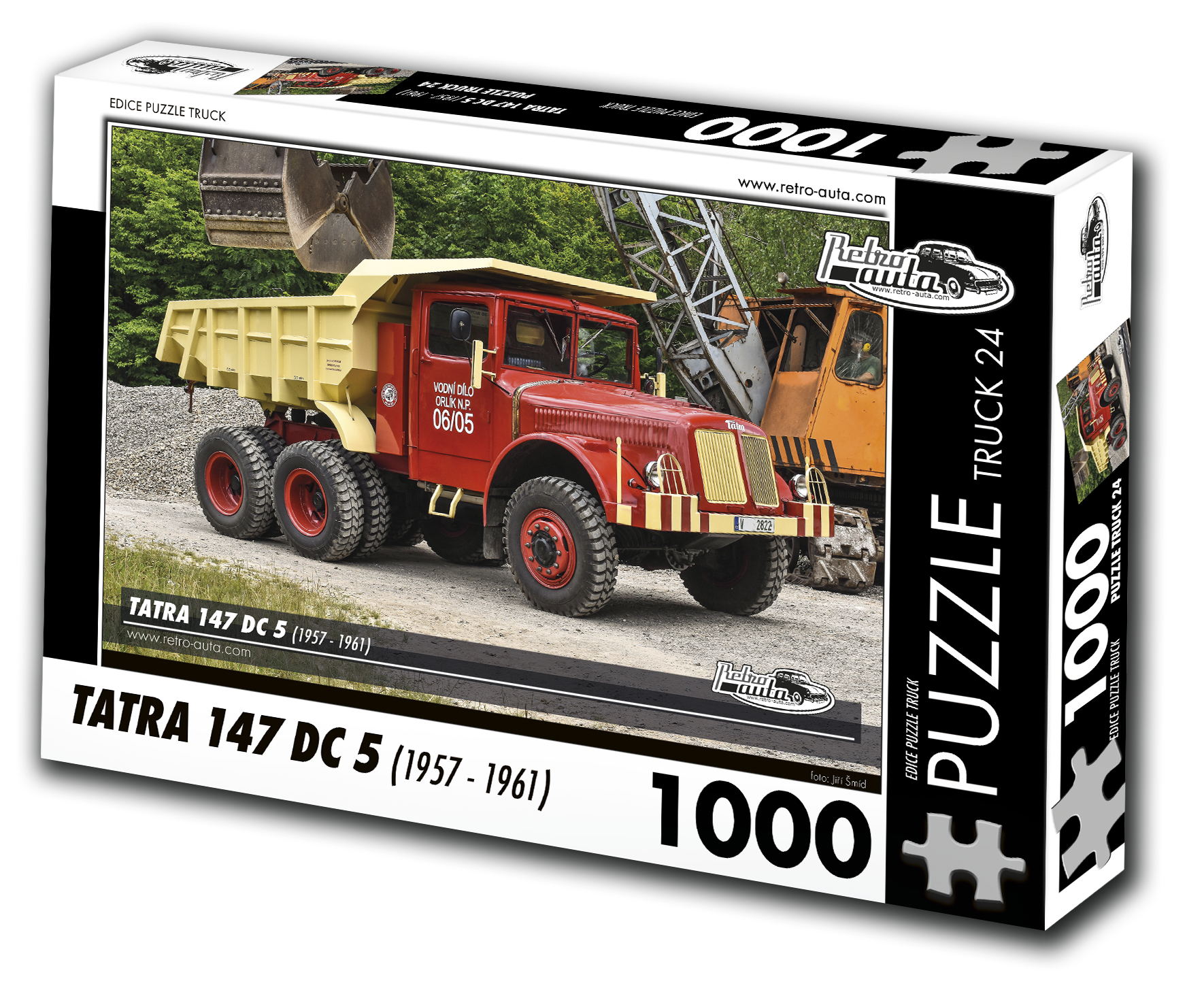 Puzzle Truck č. 24 - Tatra 147 DC 5 1957-1961 - 1000 dílků