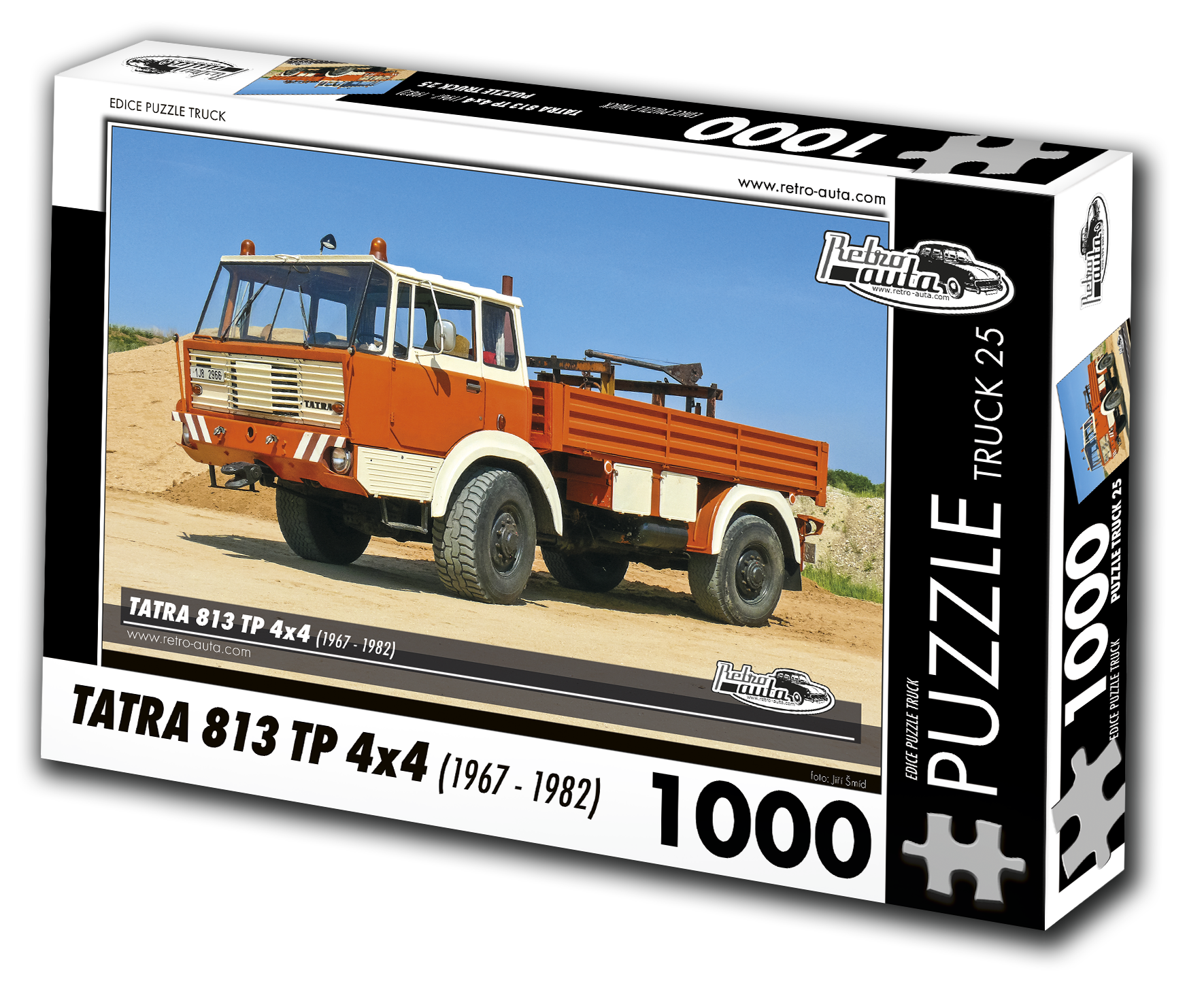 Puzzle Truck č. 25 - Tatra 813 TP 4x4 1967-1982 - 1000 dílků